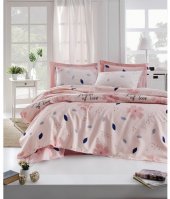 Покривало піке Home Perfect Flowers рожевий 160х235 см svt-2000022271356