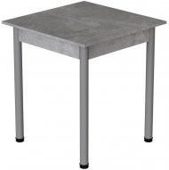 Стіл кухонний Ferrum-decor Агата 75x80x80 Сірий ДСП Бетон 16мм (FRD-105559)
