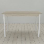 Стіл кухонний Ferrum-decor Маріо 75x120x60 Білий ДСП Сонома 16мм (FRD-106320)