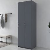 Роздягальня Doros 2-х секційна Графіт 2 ДСП 60х52х180 (DRS-011613) Роздягальня Doros 2-х секційна Графіт 2 ДСП 60х52х180 (DRS-011613)
