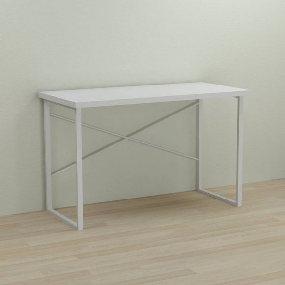 Письмовий стіл Ferrum-decor Дейв 76x120x70 білий ДСП Біле 32мм (FRD-102181)