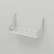 Полиця настінна Ferrum-decor Ізі 260x600x150 метал Білий ДСП Біле 16 мм (FRD-102933)