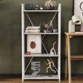 Етажерка 4/60 Ferrum-decor Серії Конект 120x60x28 білий ДСП Бетон 16мм (FRD-105528)
