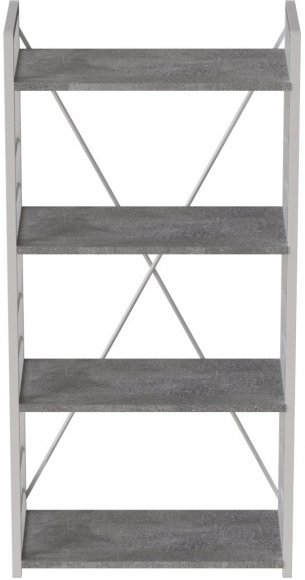 Етажерка 4/60 Ferrum-decor Серії Конект 120x60x28 білий ДСП Бетон 16мм (FRD-105528) Етажерка 4/60 Ferrum-decor Серії Конект 120x60x28 білий ДСП Бетон 16мм (FRD-105528)