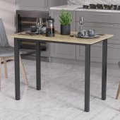 Стіл універсальний Knap Ferrum-decor 750x1000x600 Чорний метал ДСП Дуб Сонома 16 мм (FRD-106341)