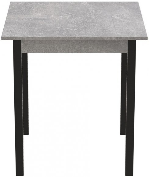 Стіл кухонний Ferrum-decor Агата 75x80x80 Чорний ДСП Бетон 16мм (FRD-105560) Стіл кухонний Ferrum-decor Агата 75x80x80 Чорний ДСП Бетон 16мм (FRD-105560)