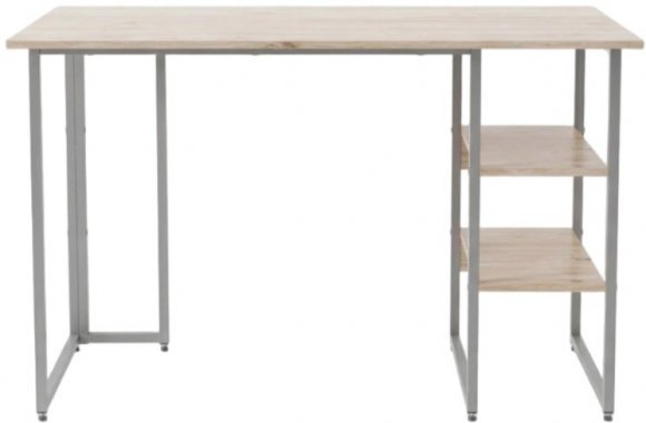 Комп'ютерний стіл Ferrum-decor Кевін 75x100x60 сірий ДСП Дуб Сан-Марино 16мм (FRD-106834)