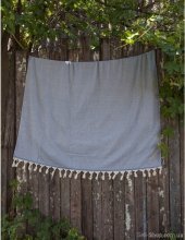 Покривало 135x180 см Stream Throw Denim