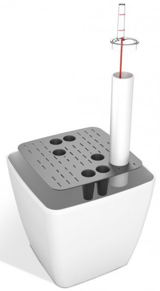 Розумний вазон Quadrato Flower Lover 25 см 41116630 Антрацит глянсовий