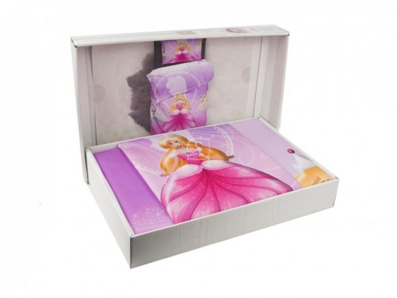 Постільна білизна 3D Micro Satin Leena Lila 160x220 см Постільна білизна 3D Micro Satin Leena Lila 160x220 см