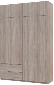 Шафа для одягу Doros Лукас Дуб Сонома 160х50х240 (DRS-011619) Шафа для одягу Doros Лукас Дуб Сонома 160х50х240 (DRS-011619)