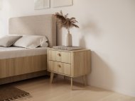 Тумба приліжкова Perfect Home Вікі / Viki 2S з 2 шухлядами Дуб бариста (PFH-091411) Тумба приліжкова Perfect Home Вікі / Viki 2S з 2 шухлядами Дуб бариста (PFH-091411)