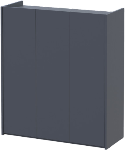 Тумба для взуття Doros Кассель Графіт 3 ДСП 97х40х110 (DRS-011821)