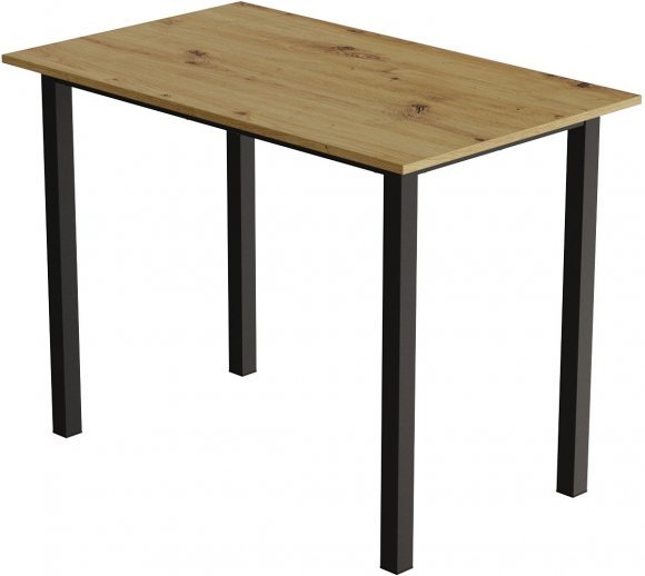 Стіл універсальний Knap Ferrum-decor 750x1000x600 Чорний метал ДСП Дуб Артизан 16 мм (FRD-106343) Стіл універсальний Knap Ferrum-decor 750x1000x600 Чорний метал ДСП Дуб Артизан 16 мм (FRD-106343)