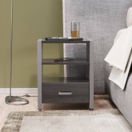 Тумба універсальна Ferrum-decor Вів'єн 1/1 50x41x40 сірий ДСП Сосна Кембра 16мм (FRD-104155)