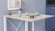 Стіл-книга трансформер Оріон 1 Ferrum-decor 750x810x730 Білий метал ДСП Дуб Сан-Марино 16 мм (FRD-104605)