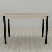 Стіл кухонний Ferrum-decor Маріо 75x120x60 Чорний ДСП Сонома 16мм (FRD-106324)