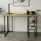 Комп'ютерний стіл Ferrum-decor Кевін 75x100x60 чорний ДСП Дуб Артізан 32мм (FRD-106835) Комп'ютерний стіл Ferrum-decor Кевін 75x100x60 чорний ДСП Дуб Артізан 32мм (FRD-106835)