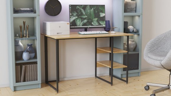 Комп'ютерний стіл Ferrum-decor Кевін 75x100x60 чорний ДСП Дуб Артізан 32мм (FRD-106835) Комп'ютерний стіл Ferrum-decor Кевін 75x100x60 чорний ДСП Дуб Артізан 32мм (FRD-106835)