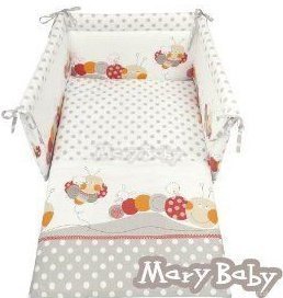 Mary Baby Постельный комплект Maia серый 12/CP/MI