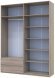 Шафа для одягу Doros Лукас Дуб Сонома 180х50х240 (DRS-011620)