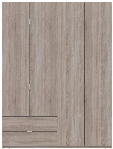 Шафа для одягу Doros Лукас Дуб Сонома 180х50х240 (DRS-011620)