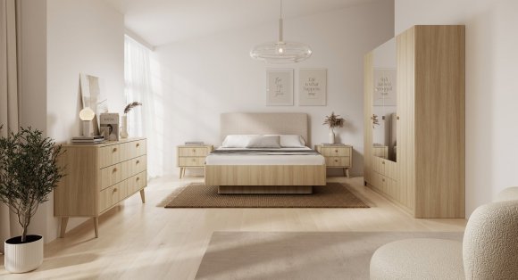 Шафа для одягу Perfect Home Вікі / Viki 4D2S/213 4-дверна з дзеркалом Дуб бариста (PFH-091407) Шафа для одягу Perfect Home Вікі / Viki 4D2S/213 4-дверна з дзеркалом Дуб бариста (PFH-091407)