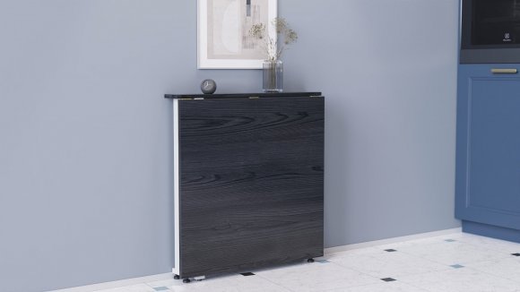 Стіл-книга трансформер Оріон 1 Ferrum-decor 750x810x730 Білий метал ДСП Сосна Кембра 16 мм (FRD-104606)