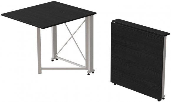 Стіл-книга трансформер Оріон 1 Ferrum-decor 750x810x730 Білий метал ДСП Сосна Кембра 16 мм (FRD-104606)