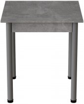 Стіл кухонний Ferrum-decor Агата 75x90x90 Сірий ДСП Бетон 16мм (FRD-105562)