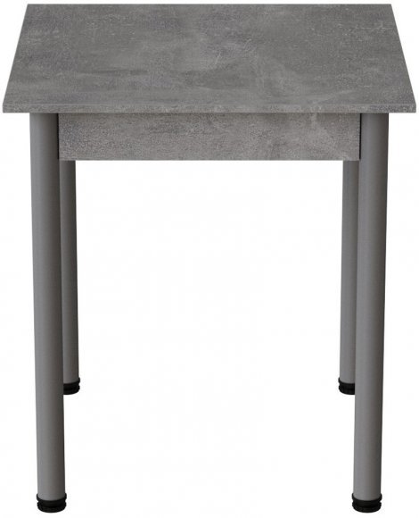 Стіл кухонний Ferrum-decor Агата 75x90x90 Сірий ДСП Бетон 16мм (FRD-105562)