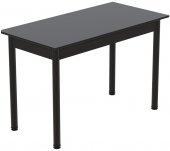 Стіл кухонний Ferrum-decor Беніта 75x120x80 Чорний ДСП Сосна Кембра 16мм (FRD-105704)