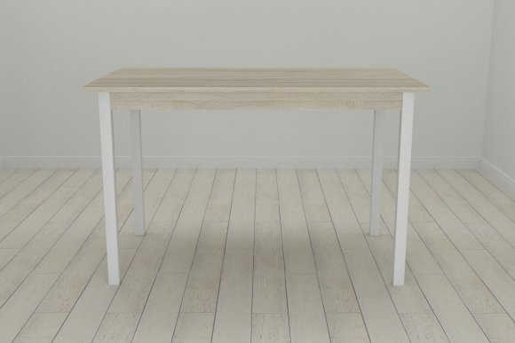 Стіл кухонний Ferrum-decor Маріо 75x120x70 Білий ДСП Сонома 16мм (FRD-106326)