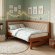 Односпальне дерев'яне ліжко Mebigrand Ліза М6 (ліва спинка) Яблуня/Аляска 23 (Бежевий) 90x200 см MBG-26124 Односпальне дерев'яне ліжко Mebigrand Ліза М6 (ліва спинка) Яблуня/Аляска 23 (Бежевий) 90x200 см MBG-26124