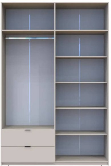 Шафа для одягу Doros Лукас Кашемір 180х50х240 (DRS-011621)