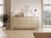 Комод Perfect Home Вікі / Viki 6S/163 з 6 шухлядами Дуб бариста (PFH-091409)