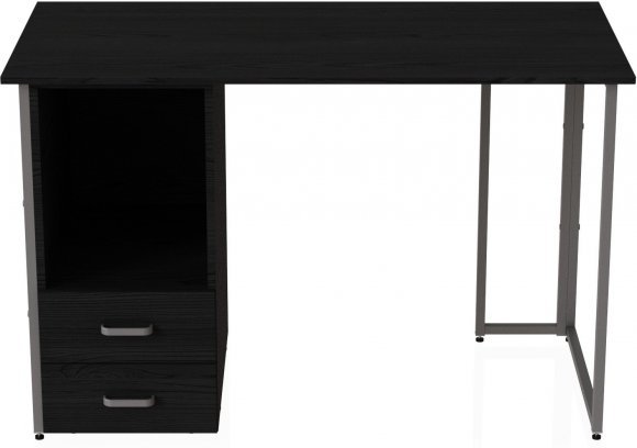 Комп'ютерний стіл Ferrum-decor Отто 75x140x70 сірий ДСП Сосна Кембра 32мм (FRD-101530)