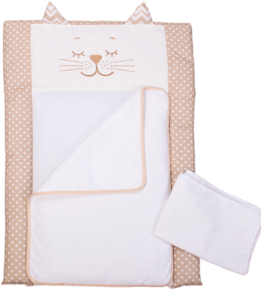 Пеленальний матрац 50х70 Smiling Animals beige 424.04