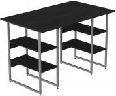 Комп'ютерний стіл Ferrum-decor Карен 75x140x70 сірий ДСП Сосна Кембра 16мм (FRD-102452)
