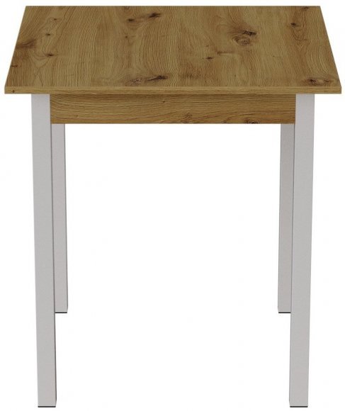 Стіл кухонний Ferrum-decor Дієго 75x70x70 Білий ДСП Дуб Артизан 16мм (FRD-105705)
