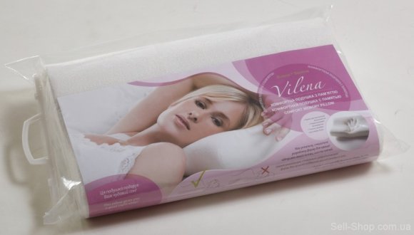 Подушка з пам'яттю Vilena 40x60x12/9 см (CMP010)