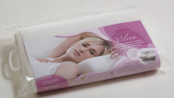 Подушка з пам'яттю Vilena 40x60x12/9 см (CMP010)