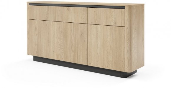Комод Perfect Home Торро / Torro 3D3S/163 3-дверний з 3 шухядами Дуб кремона/чорний (PFH-091415) Комод Perfect Home Торро / Torro 3D3S/163 3-дверний з 3 шухядами Дуб кремона/чорний (PFH-091415)