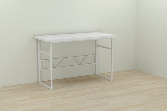 Письмовий стіл Ferrum-decor Раян 76x100x70 білий ДСП Біле 32мм (FRD-101156)