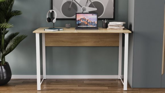 Письмовий стіл Ferrum-decor Раян 76x100x70 білий ДСП Біле 32мм (FRD-101156)