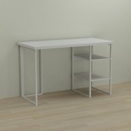 Письмовий стіл Ferrum-decor Кевін 76x120x70 білий ДСП Біле 32мм (FRD-101282)