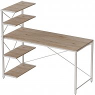 Комп'ютерний стіл Ferrum-decor Джек 75x120x60 Білий ДСП Дуб Сан-Марино (FRD-104387)