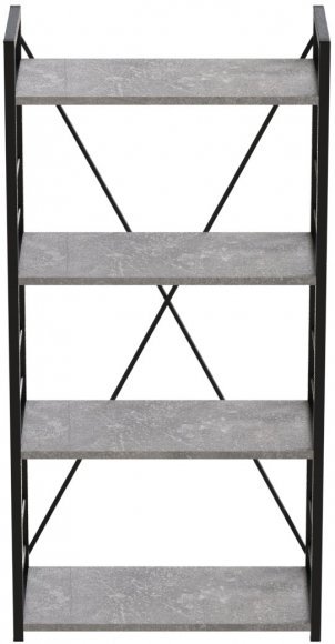 Етажерка 4/60 Ferrum-decor Серії Конект 120x60x28 чорний ДСП Бетон 16мм (FRD-105552) Етажерка 4/60 Ferrum-decor Серії Конект 120x60x28 чорний ДСП Бетон 16мм (FRD-105552)