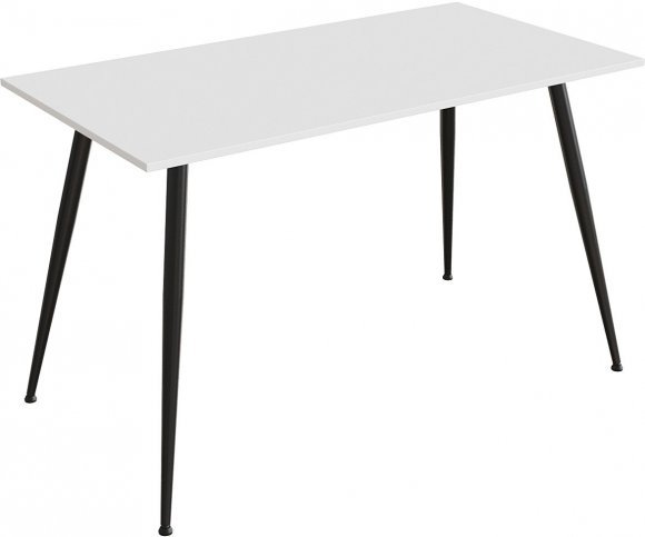 Кухонний стіл Марсель 40 Ferrum-decor 75x120x60 Чорний метал ДСП Білий 16 мм (FRD-106759) Кухонний стіл Марсель 40 Ferrum-decor 75x120x60 Чорний метал ДСП Білий 16 мм (FRD-106759)