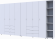 Комплект шаф для одягу Doros Гелар (3 шт.) 348,2х49,5х203,4 см Білий (DRS-011184) Комплект шаф для одягу Doros Гелар (3 шт.) 348,2х49,5х203,4 см Білий (DRS-011184)